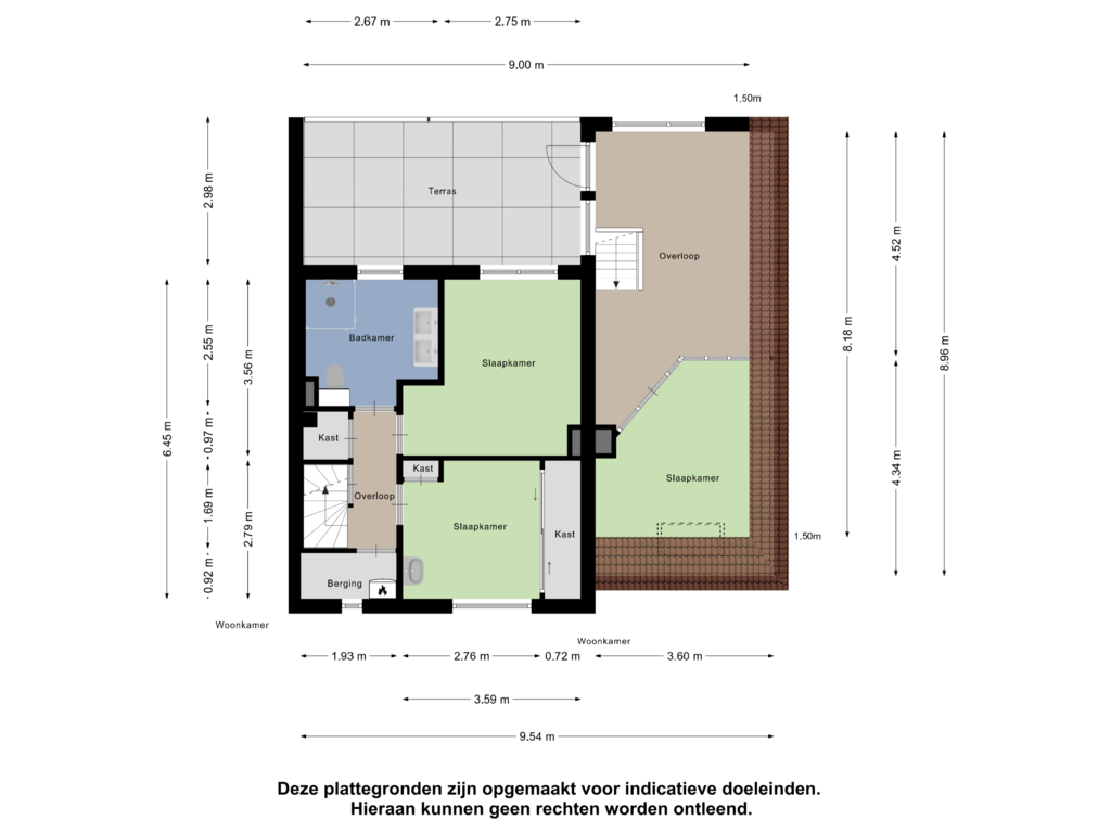 Bekijk plattegrond van Eerste Verdieping van Duifstraat 65