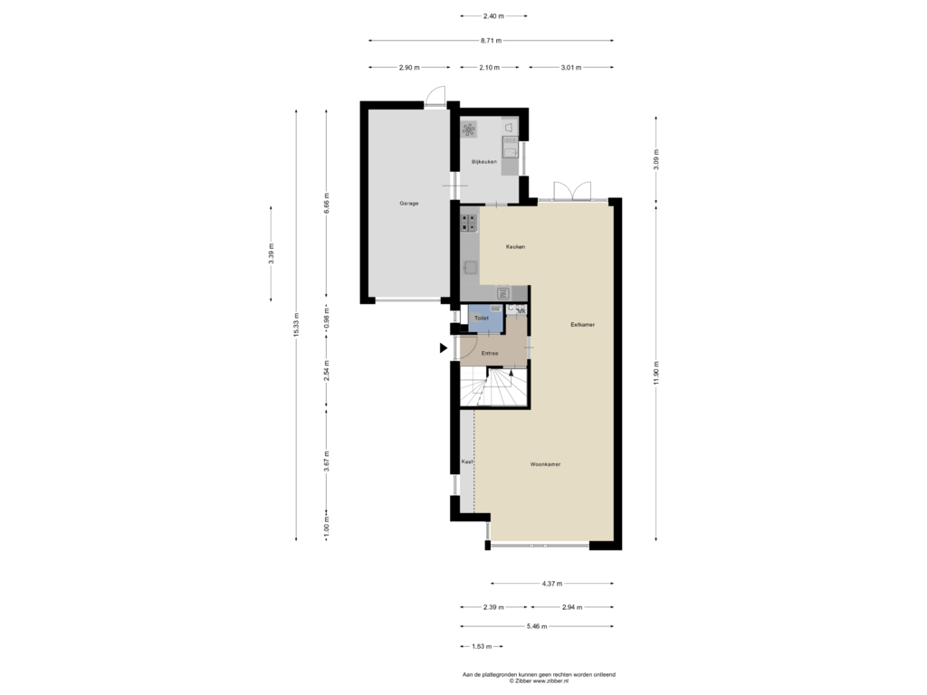 Bekijk plattegrond van Begane Grond van Gregoriuslaan 13