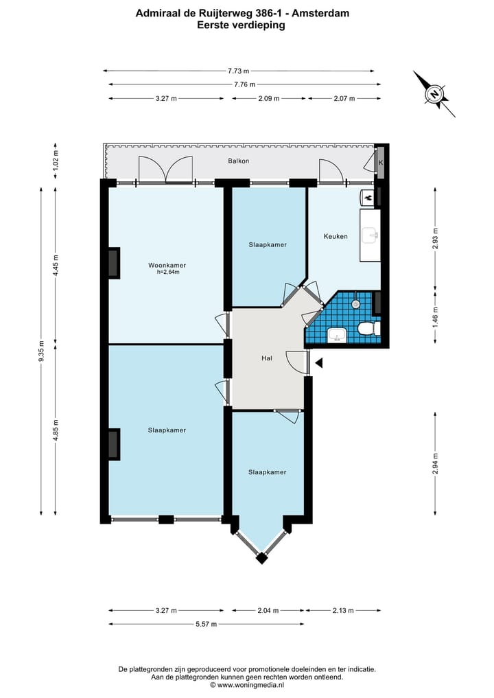 Foto 25 van Admiraal De Ruijterweg 386-1