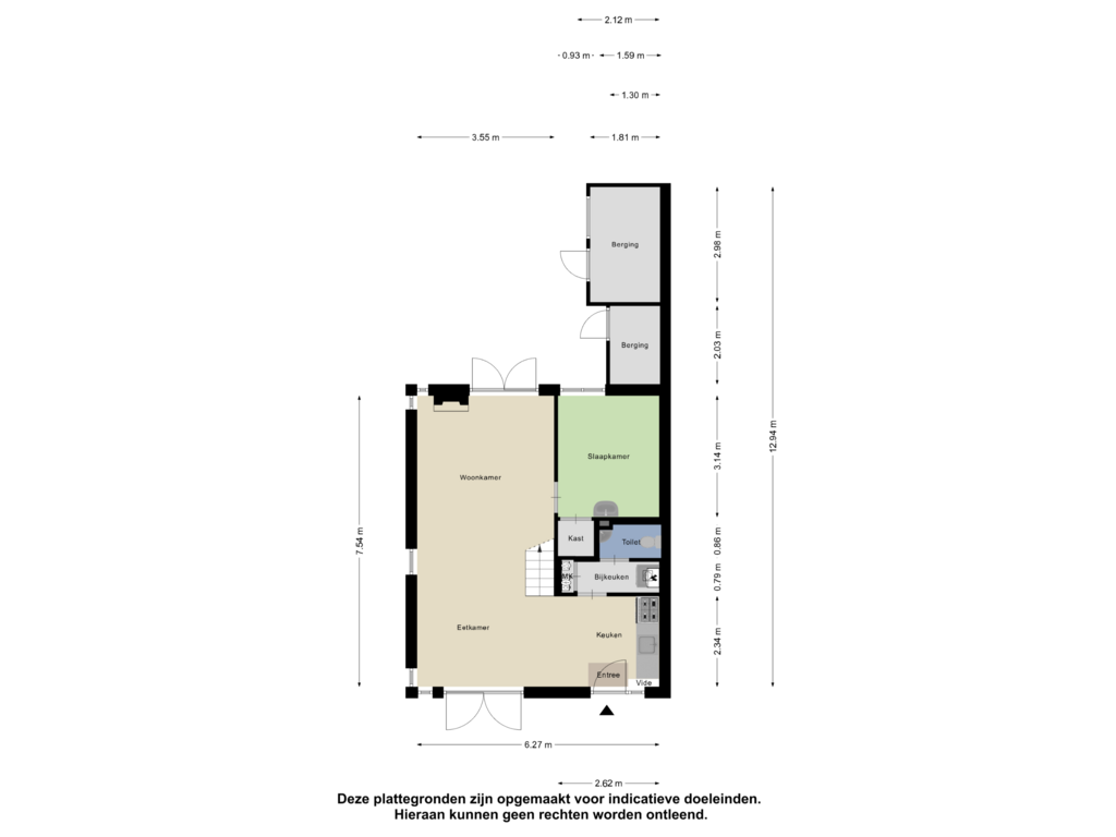 Bekijk plattegrond van Begane Grond van Schoneveld 363