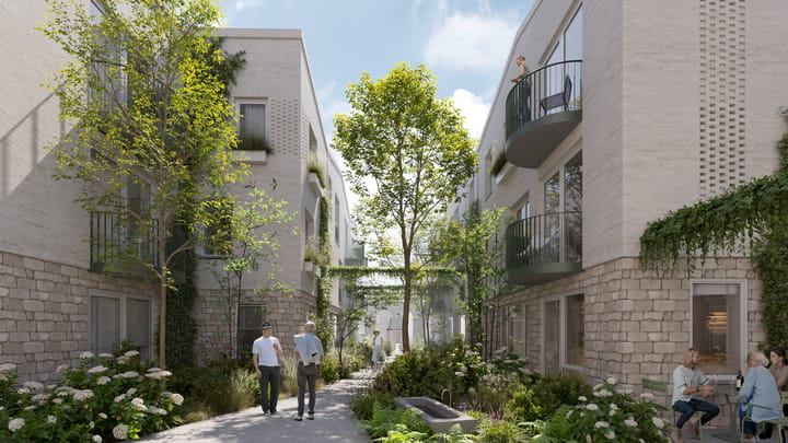 Foto van Bouwnr. 21 Portiekflat