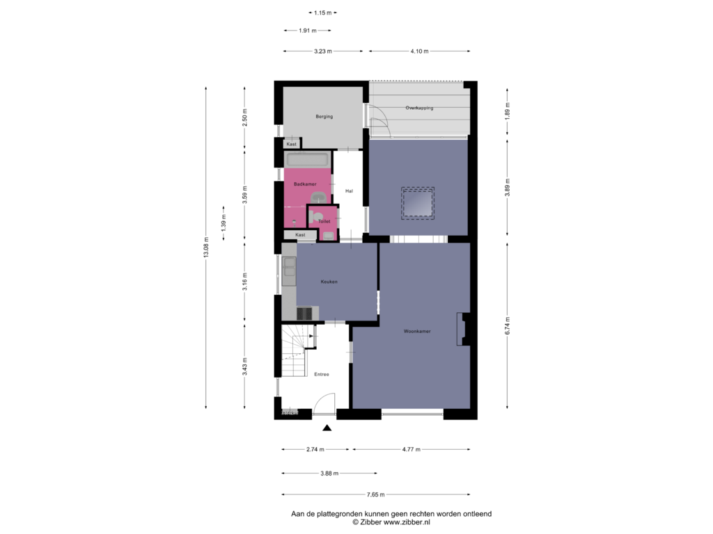 Bekijk plattegrond van Begane Grond van Molenstraat 15