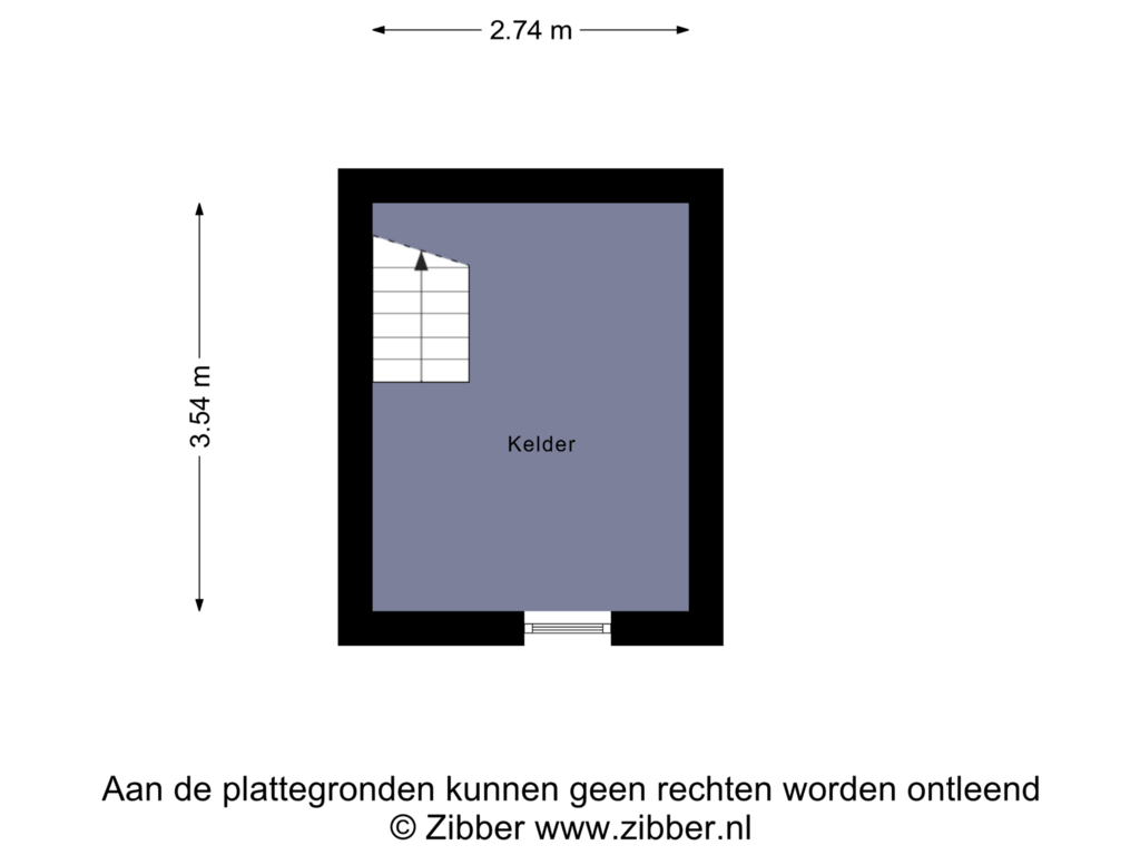 Bekijk plattegrond van Kelder van Molenstraat 15