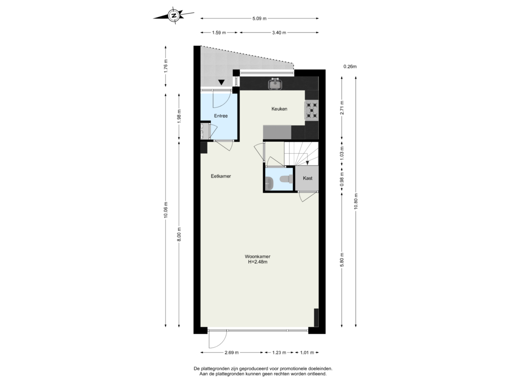 Bekijk plattegrond van Begane Grond van Van Eesterenveld 33