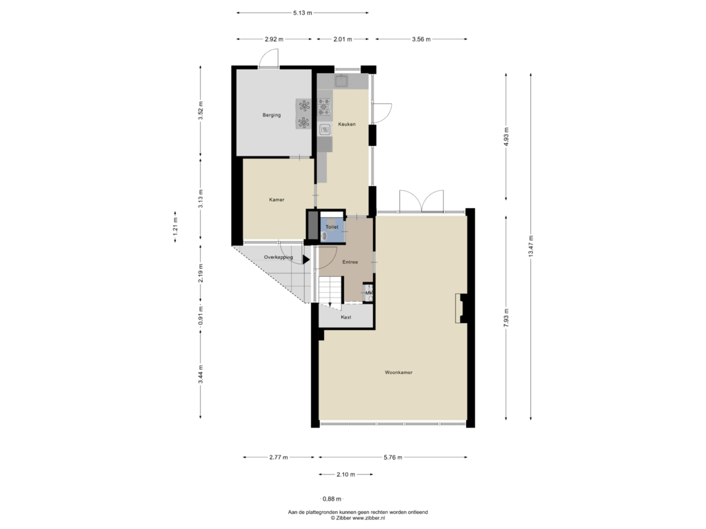 Bekijk plattegrond van Begane Grond van Frans Erensstraat 18