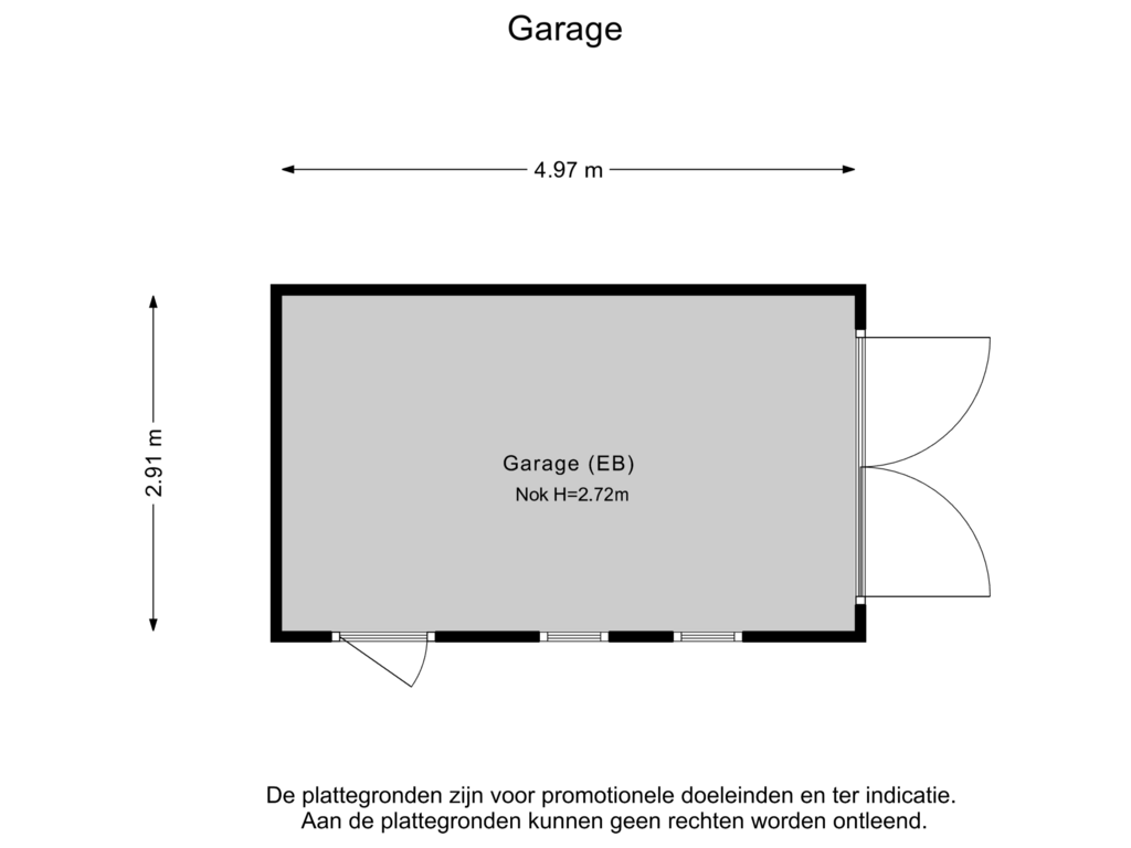 Bekijk plattegrond van Garage van Domeinlaan 48