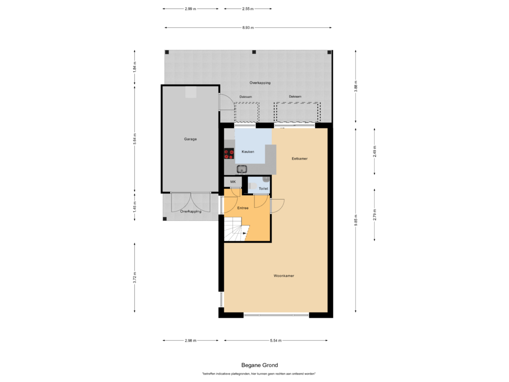 Bekijk plattegrond van Begane Grond van Berkenbos 10