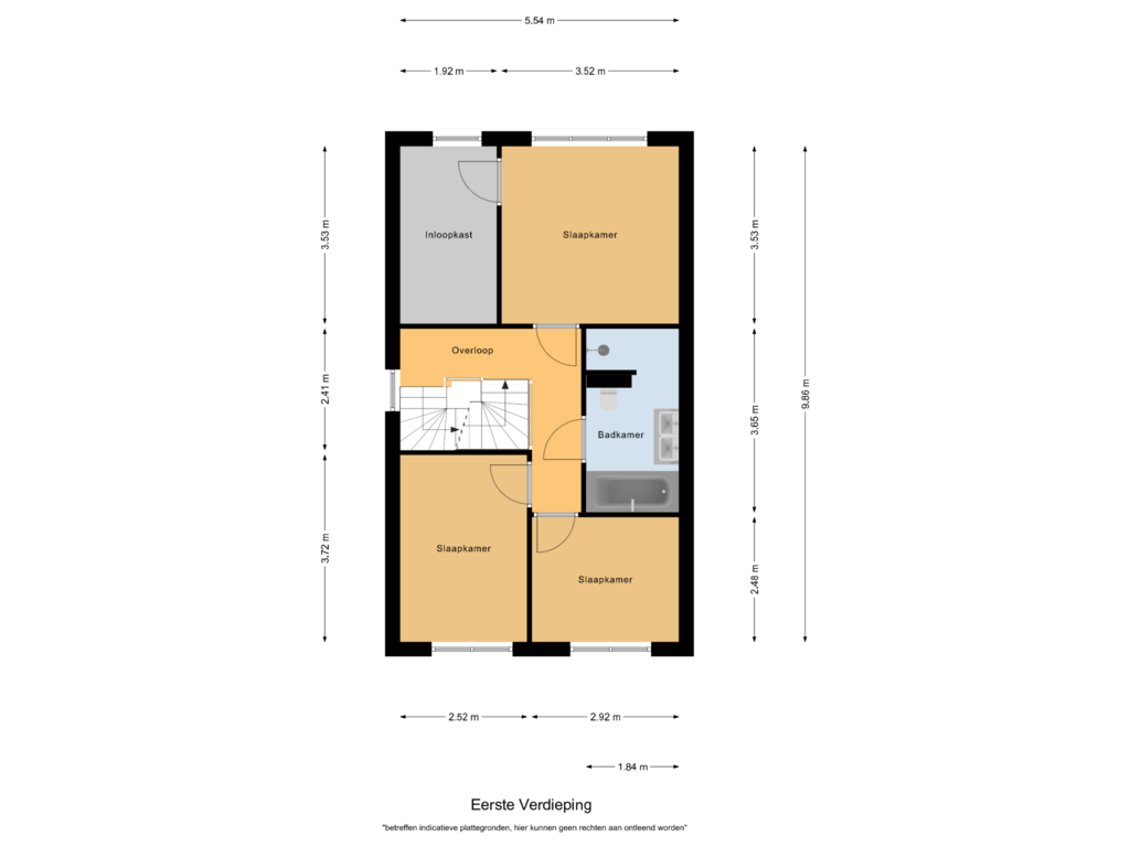 Bekijk plattegrond van Eerste Verdieping van Berkenbos 10