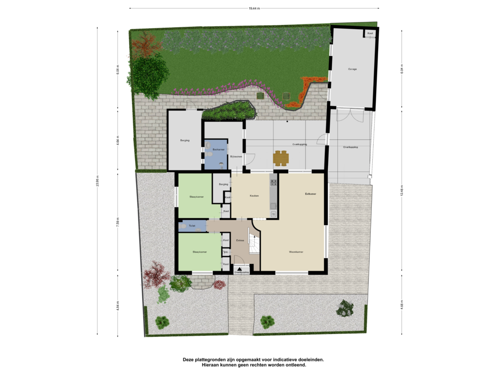 Bekijk plattegrond van Begane Grond Tuin van Burchtstraat 11