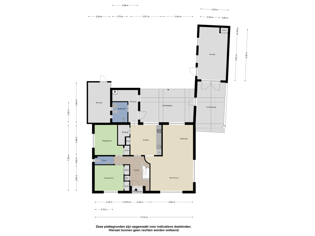 Bekijk plattegrond van Begane Grond van Burchtstraat 11