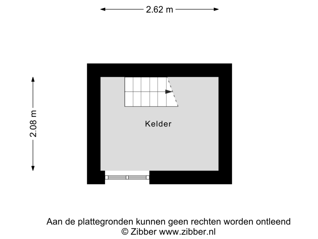 Bekijk plattegrond van Kelder van Zomerweg 16