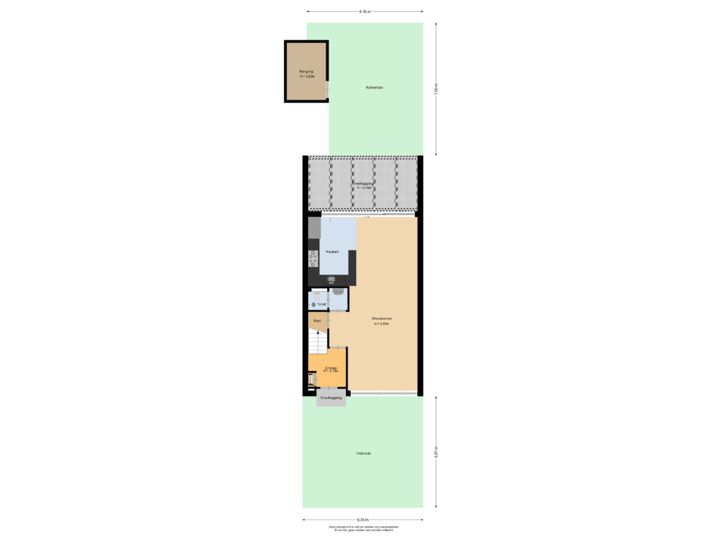 Bekijk plattegrond van Situatie van Willemstraat 13