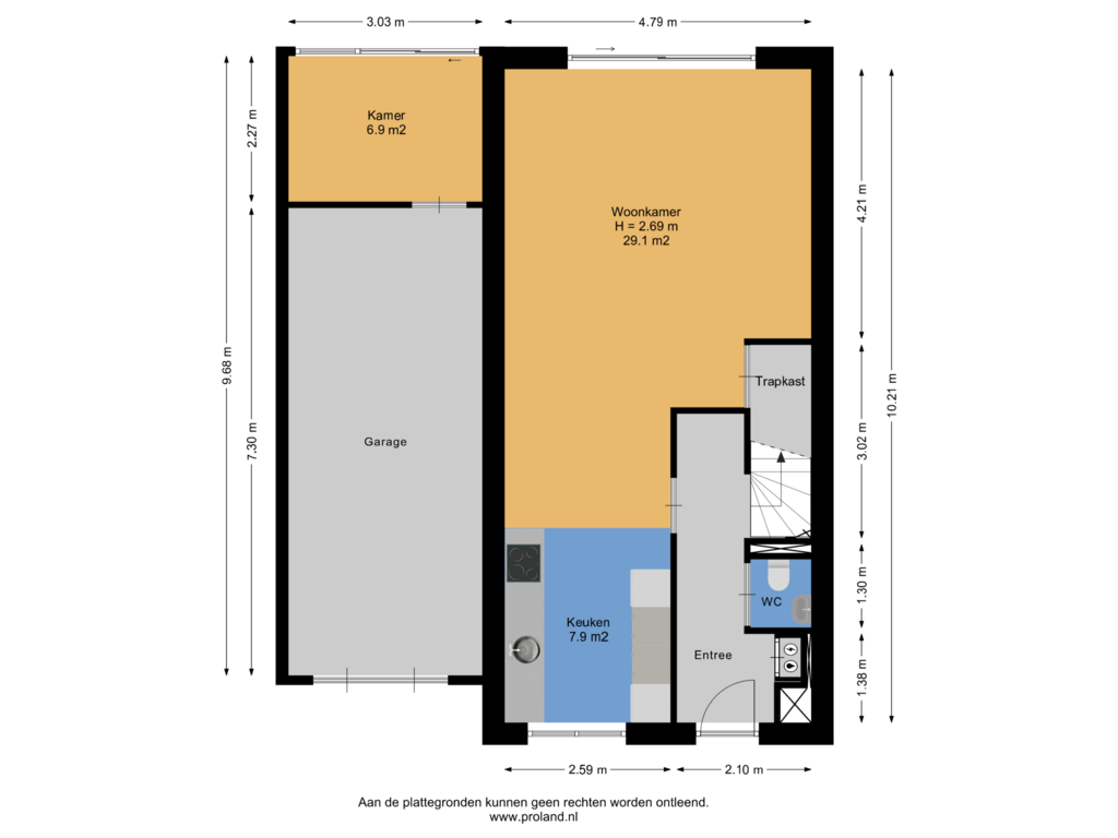 Bekijk plattegrond van Begane Grond van It Doekewiid 8