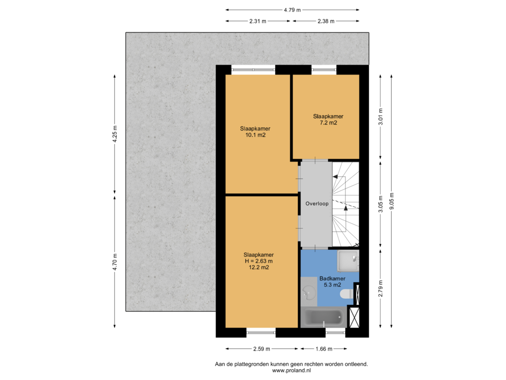 Bekijk plattegrond van 1e Verdieping van It Doekewiid 8