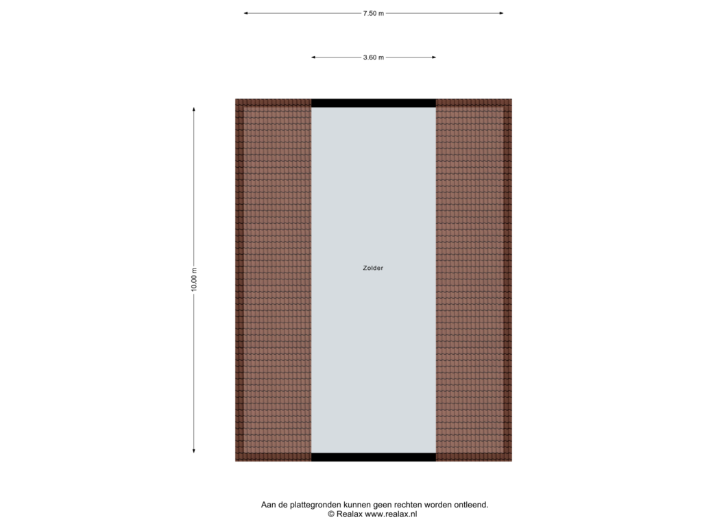 Bekijk plattegrond van Zolder van Haarstraat 1