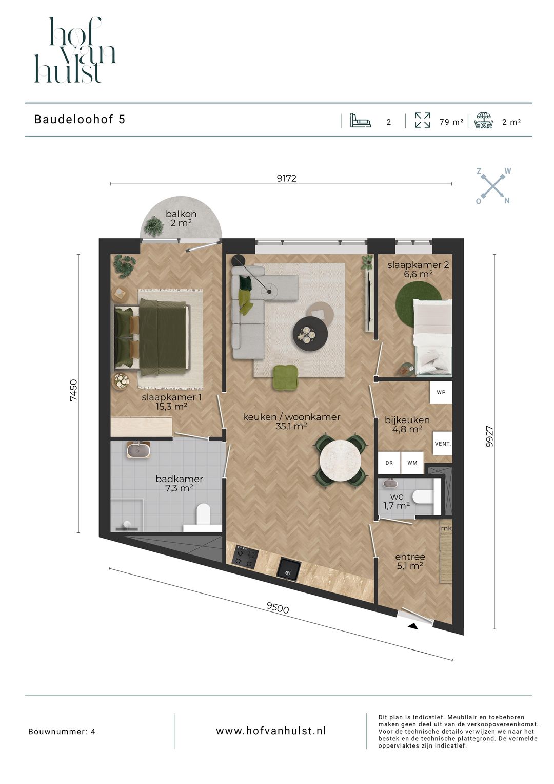 Photo 2 of Baudeloohof 5