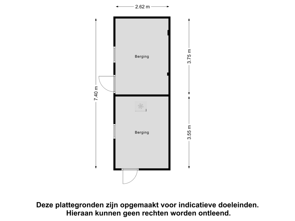 Bekijk plattegrond van Berging van Vendelierstraat 7