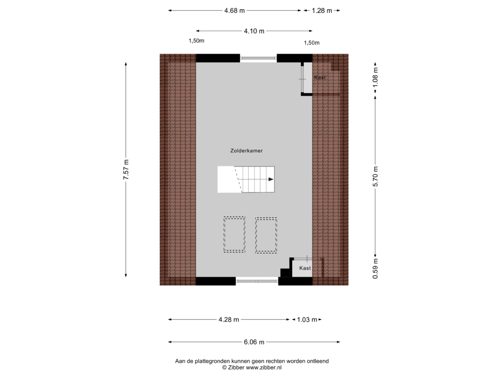 Bekijk plattegrond van Eerste Verdieping van Ree 62