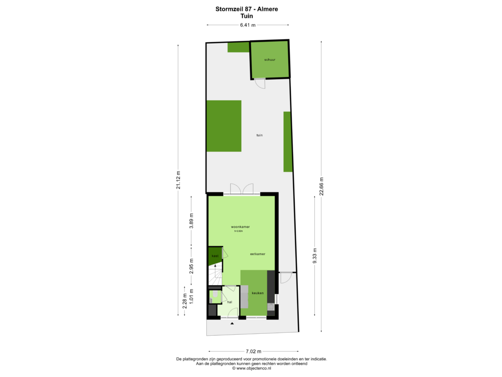 Bekijk plattegrond van TUIN van Stormzeil 87