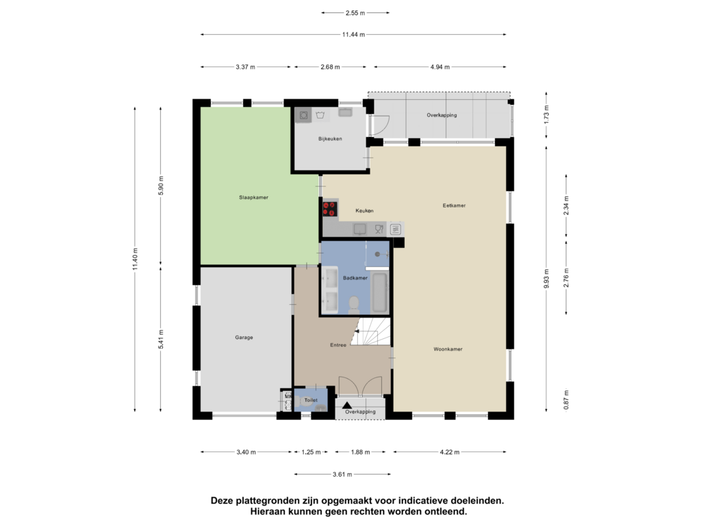 Bekijk plattegrond van Begane Grond van Deusonelaan 12