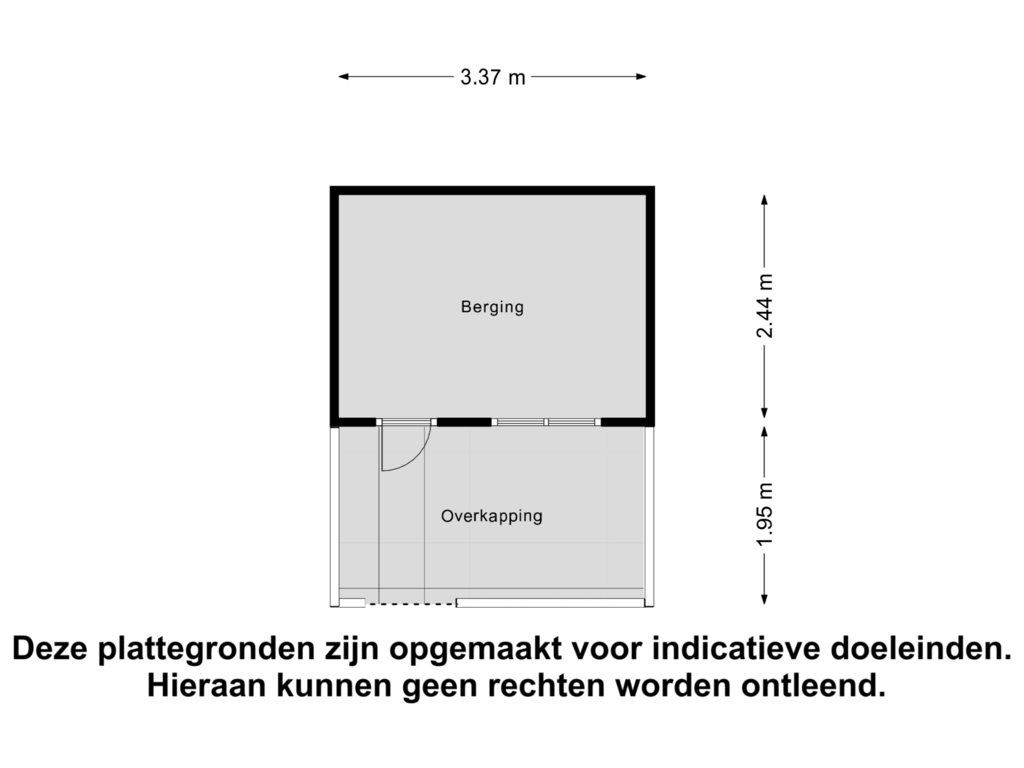 Bekijk plattegrond van Berging van Deusonelaan 12