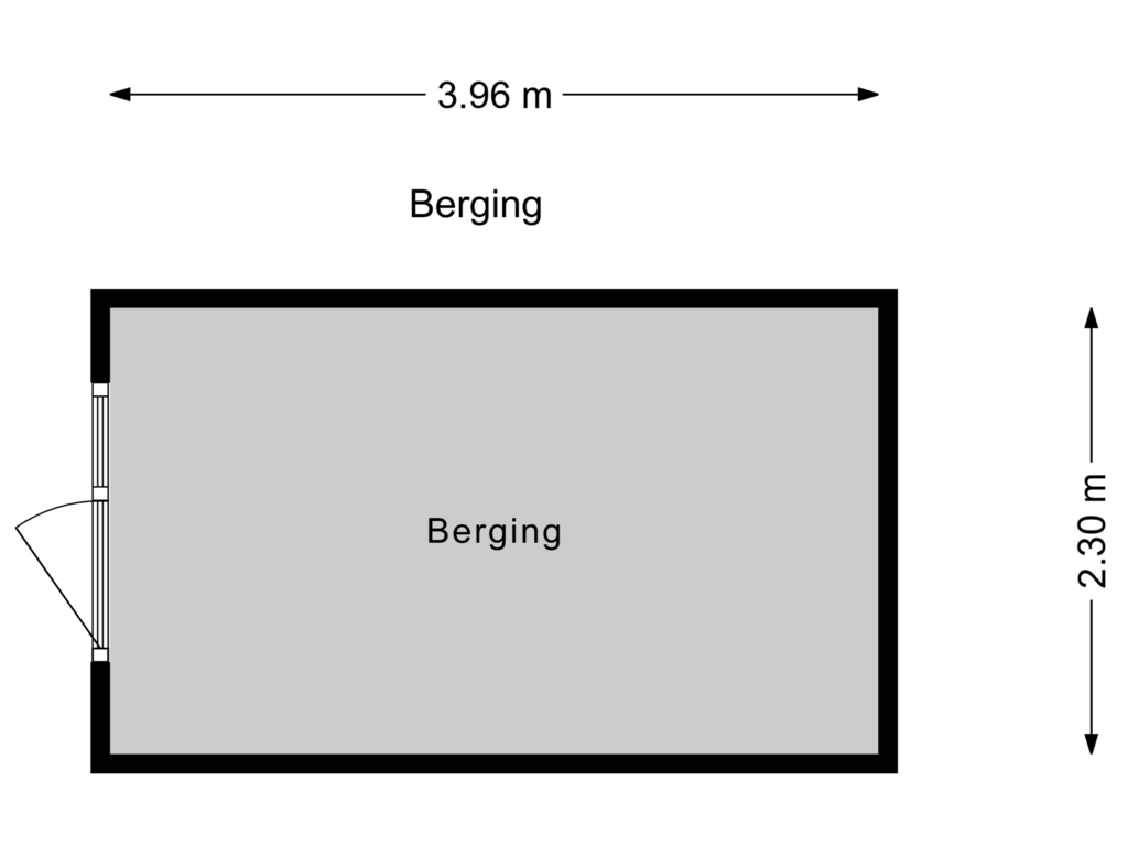 Bekijk plattegrond van Berging van Baaienburg 1