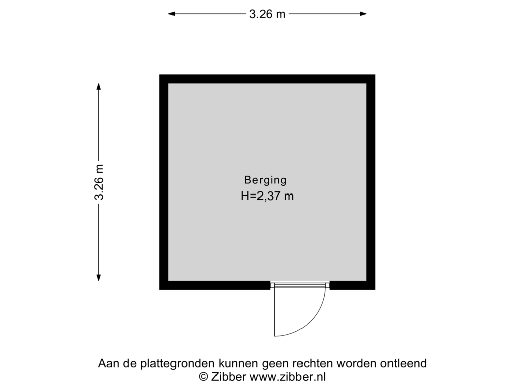 Bekijk plattegrond van Berging van Operadreef 40