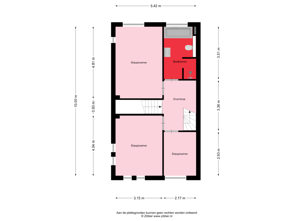 View floorplan of Eerste Verdieping of Op de Keppels 38