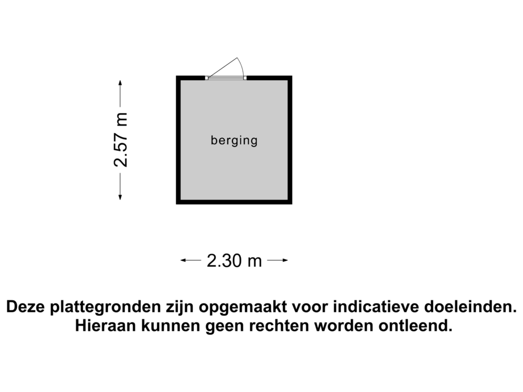 Bekijk plattegrond van Berging van Verdiplantsoen 17