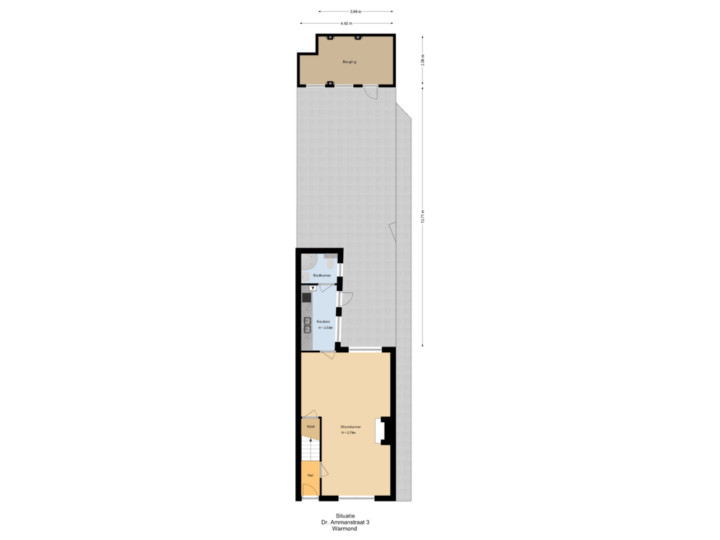 Bekijk plattegrond van Situatie van Dr. Ammanstraat 3