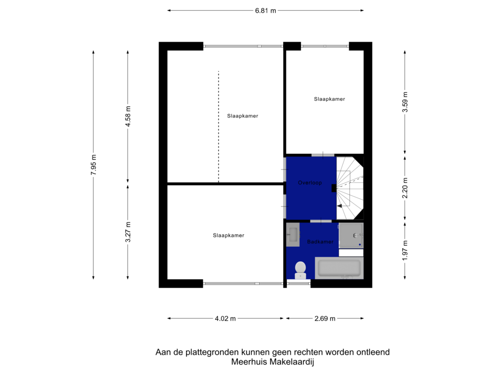 View floorplan of Eerste Verdieping of Domusoord 8