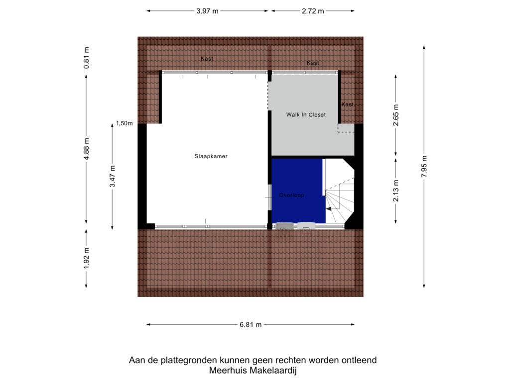 View floorplan of Tweede Verdieping of Domusoord 8