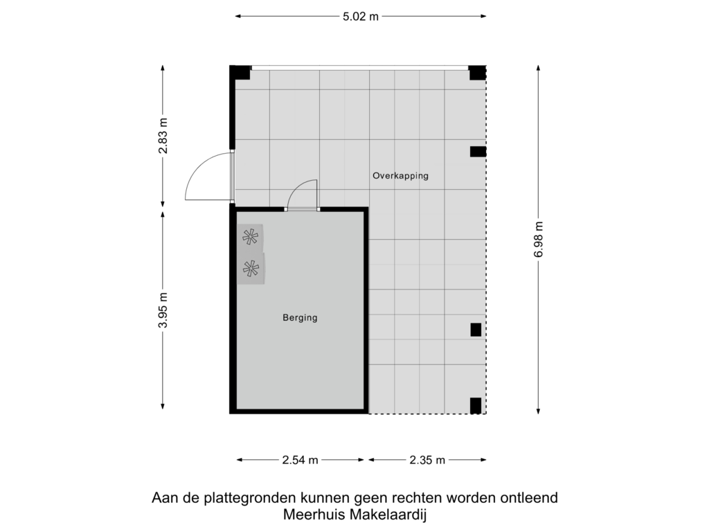 View floorplan of Berging of Domusoord 8