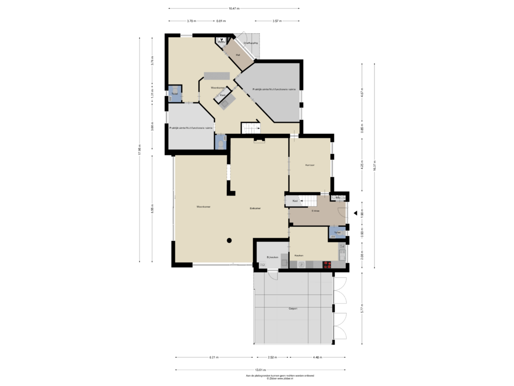 View floorplan of Begane grond of Brigittastraat 15