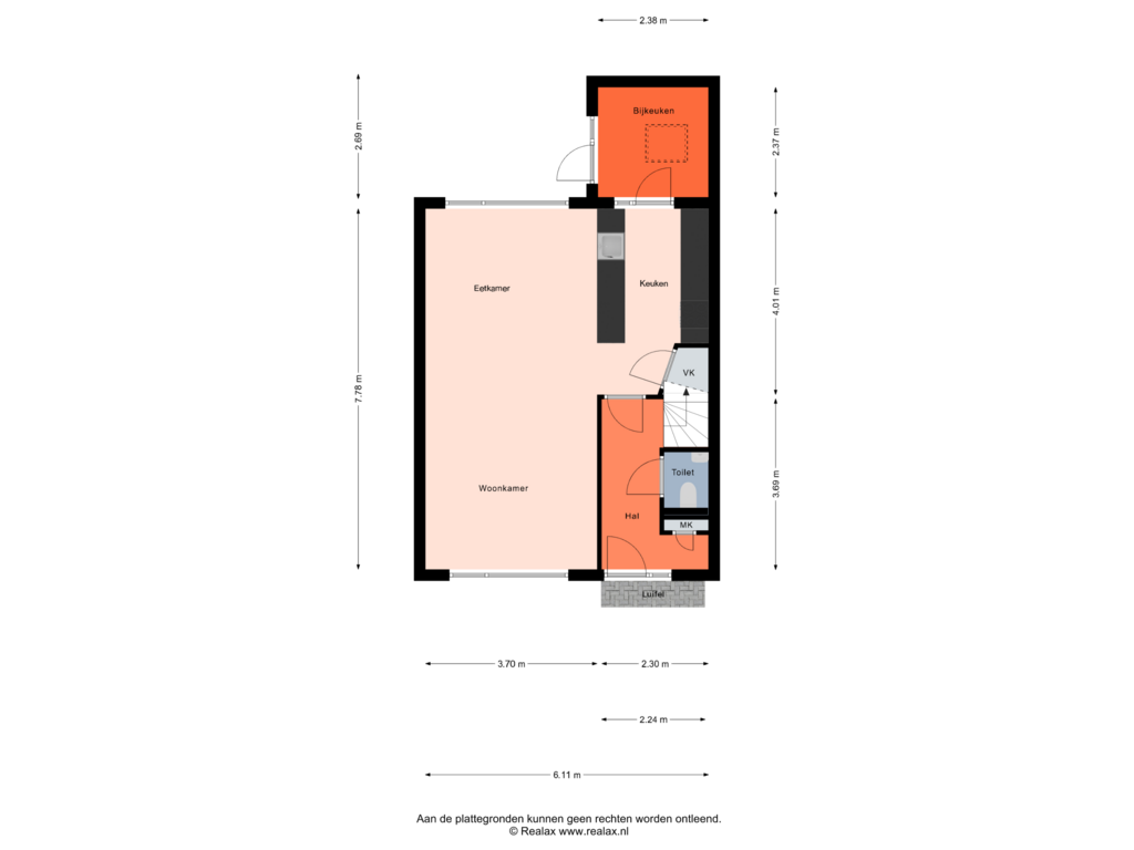 Bekijk plattegrond van Begane grond van Verzetstraat 58