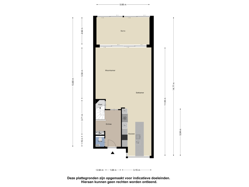 View floorplan of Begane Grond of Picassoweg 81