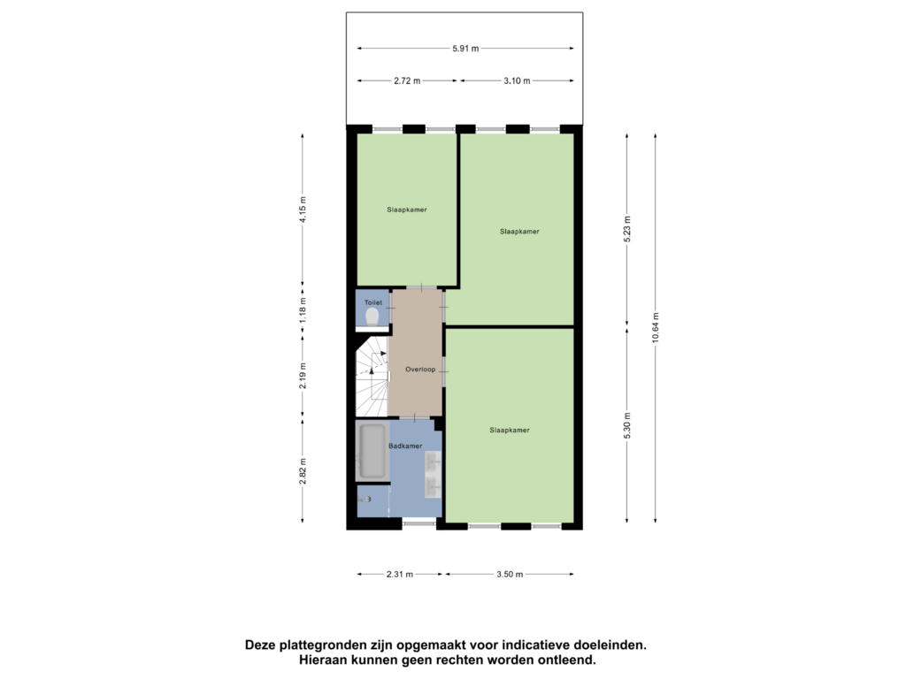 View floorplan of Eerste Verdieping of Picassoweg 81