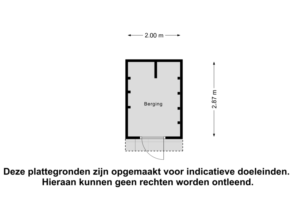 Bekijk plattegrond van Berging van Zusterhof 6