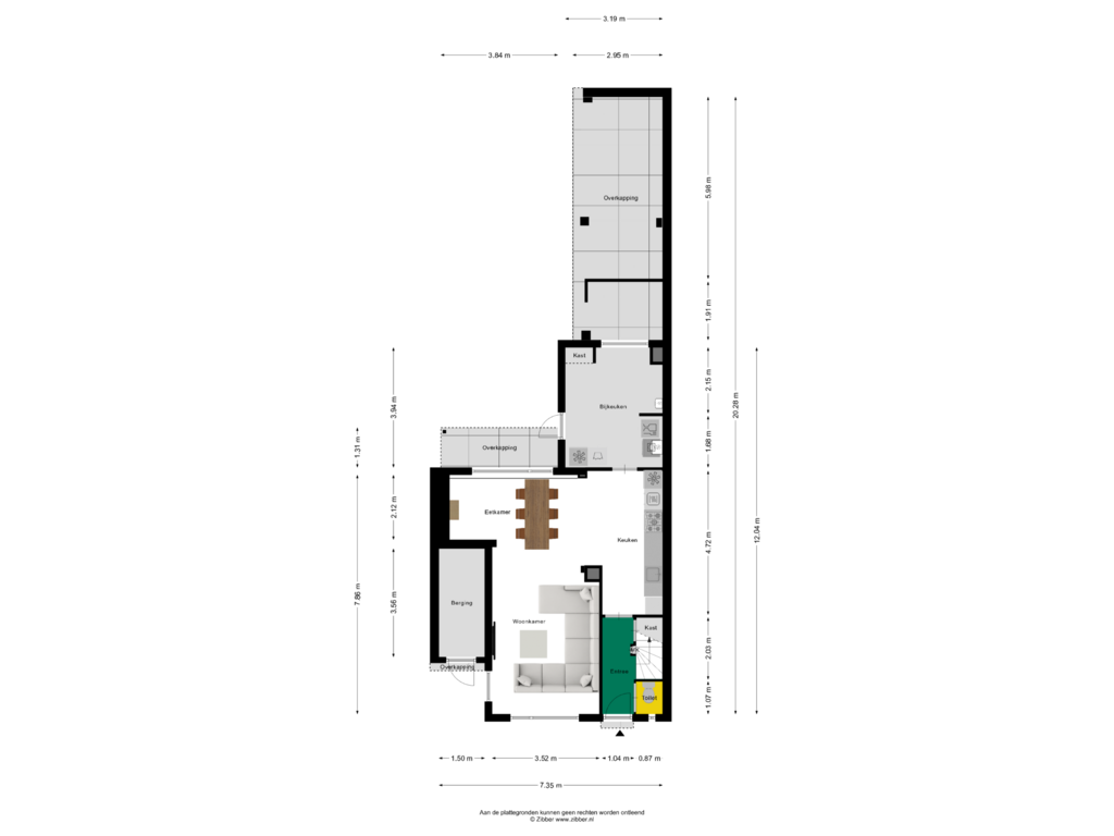 View floorplan of Begane Grond of Nijverheidstraat 21