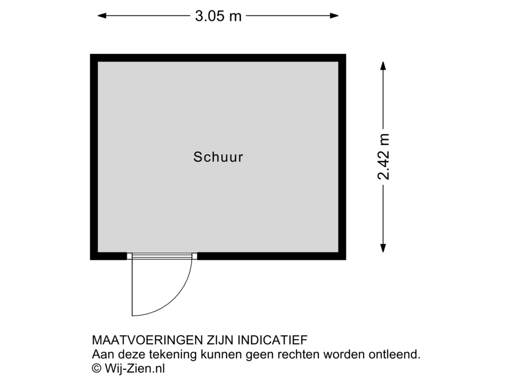 View floorplan of Berging of Bekestein 33