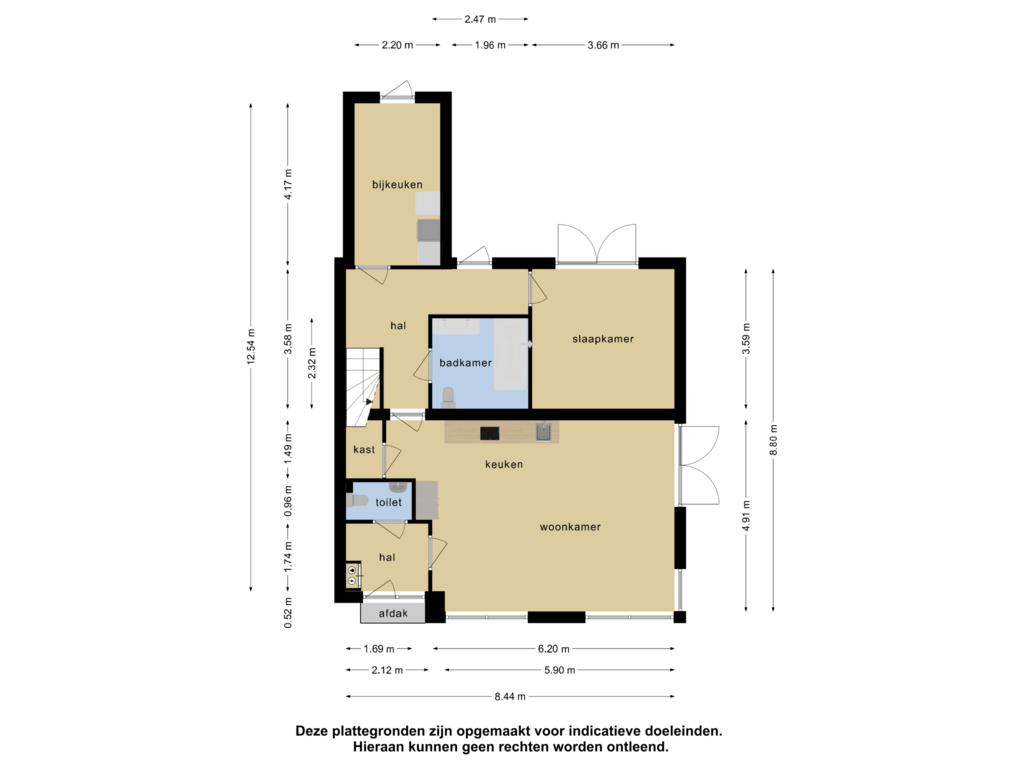 View floorplan of Begane grond of Paltrokmolen 2