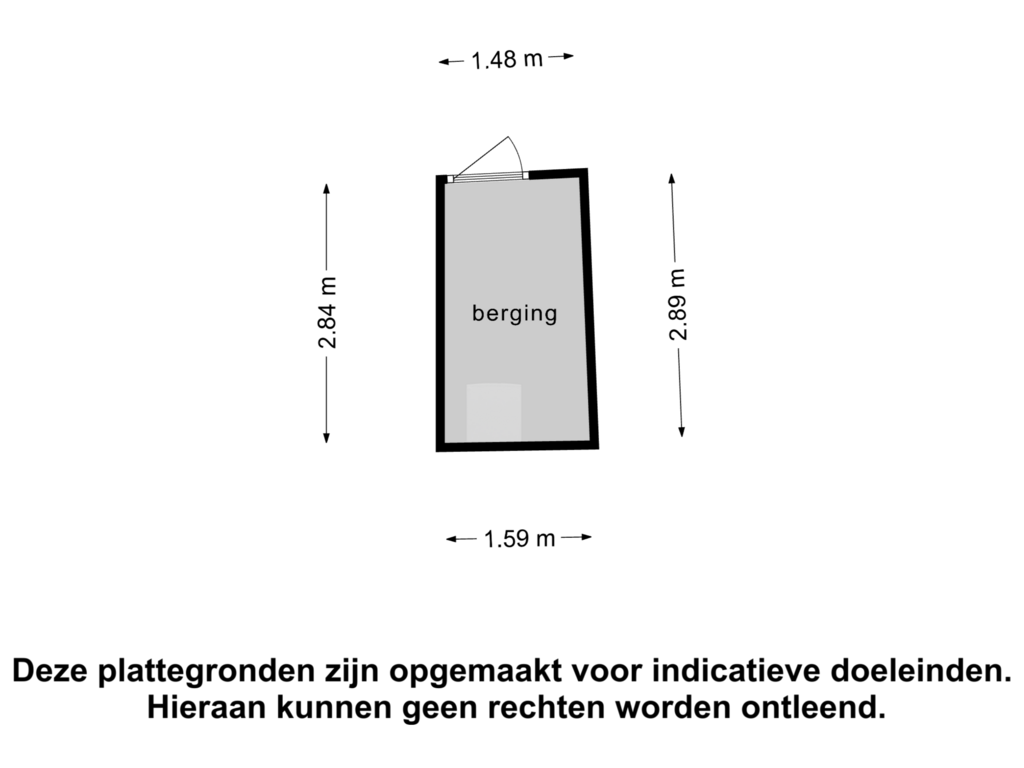 Bekijk plattegrond van Berging van Pharus 211