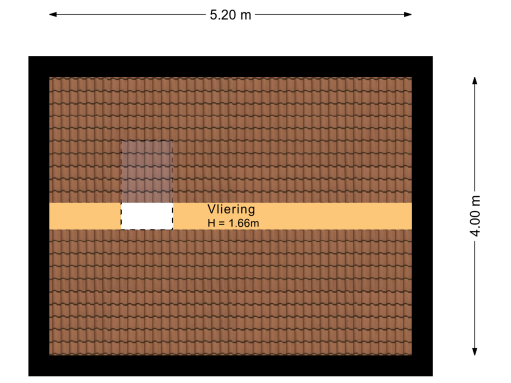 View floorplan of Vliering of Maaslaan 137