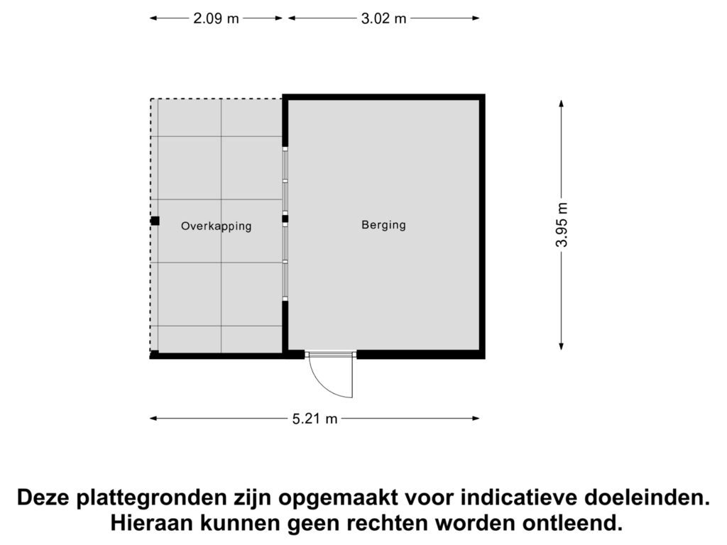 Bekijk plattegrond van Berging van Margrietstraat 7