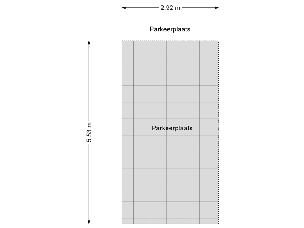 View floorplan of Parkeerplaats of Houtrustweg 112