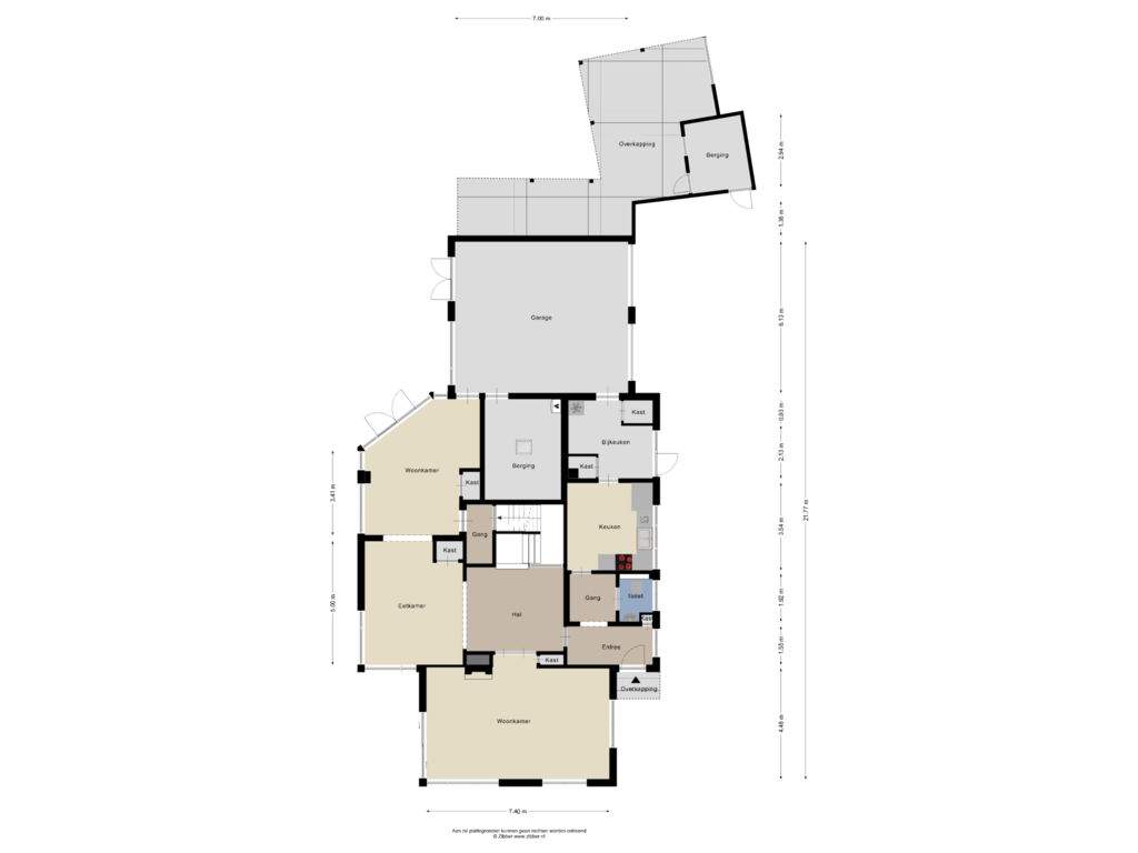 Bekijk plattegrond van Begane  Grond van Park de Griffioen 2