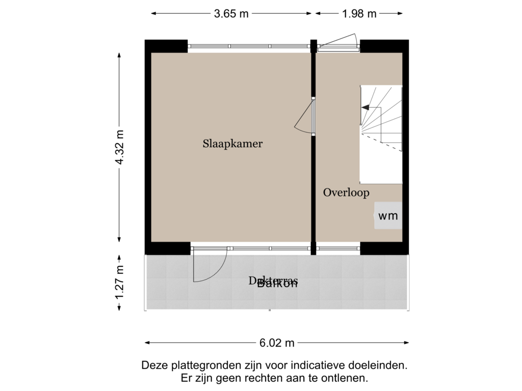 View floorplan of 2e Verdieping of Laan van Tolkien 201