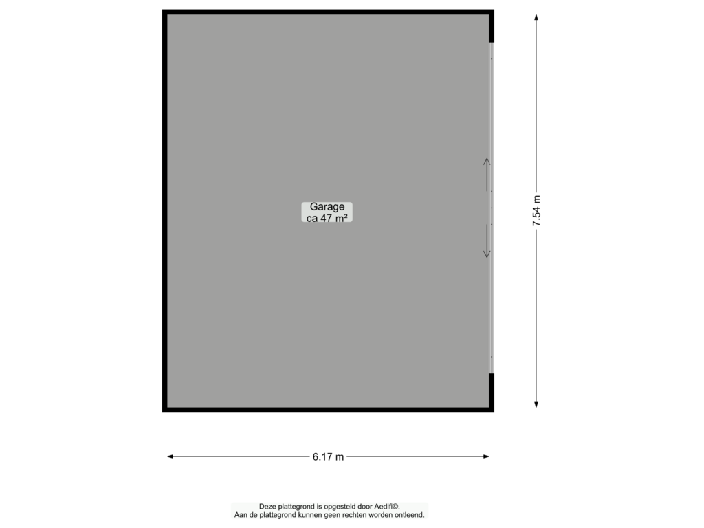 Bekijk plattegrond van Garage van Oosterseveldweg 9