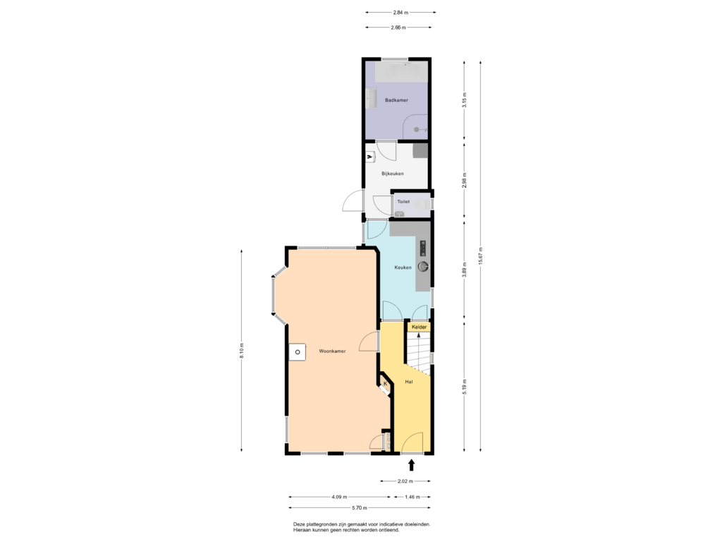 Bekijk plattegrond van First floor van Haadwei 62