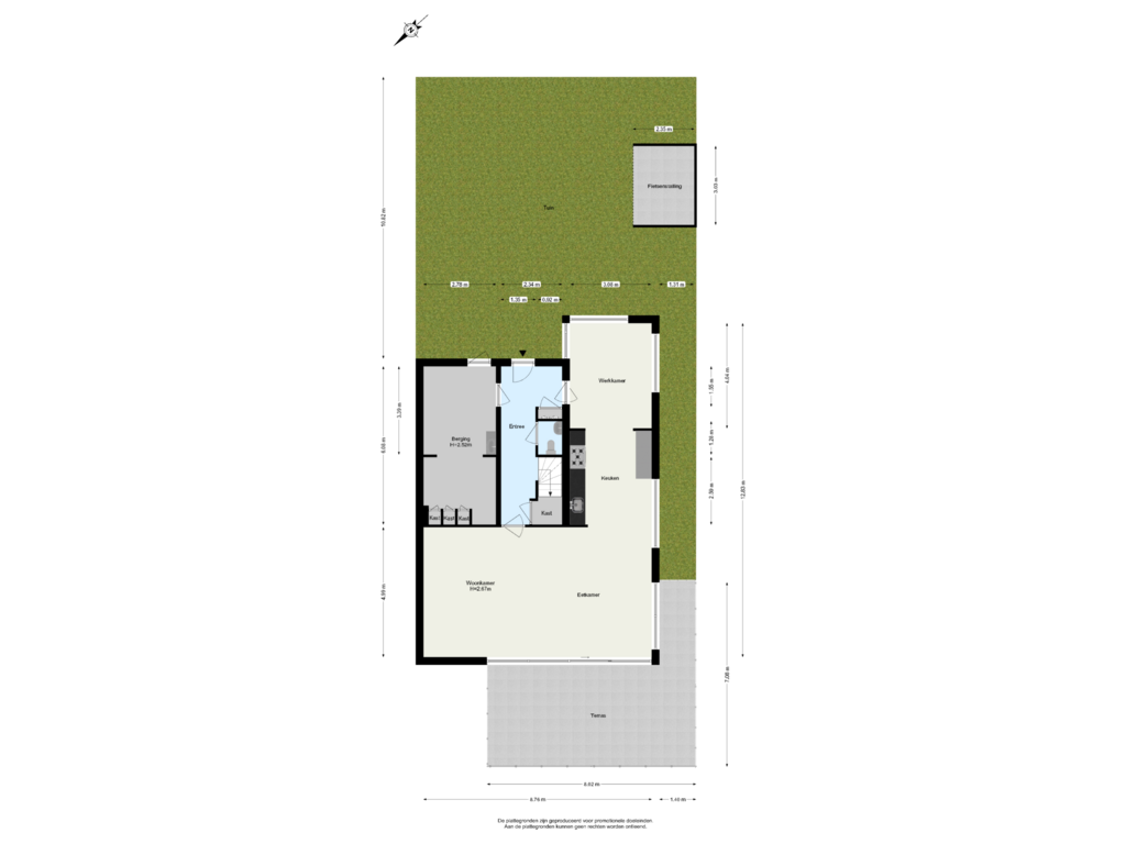 Bekijk plattegrond van Begane Grond Tuin van Eb 7